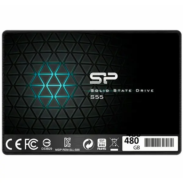 اس اس دی اینترنال SATA3.0 سیلیکون پاور مدل Slim S55 ظرفیت 480 گیگابایت Silicon Power Slim S55 SATA3.0 Internal SSD - 480GB