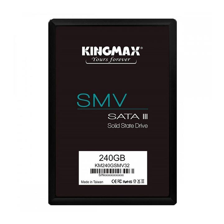 حافظه اس اس دی SATAIII کینگ مکس مدل KM240SMV32 با ظرفیت 240 گیگابایت KINGMAX SMV  240 GB Internal SSD Drive