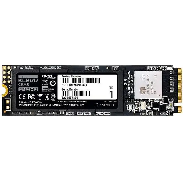 حافظه SSD اینترنال کلو مدل CRAS C710 M.2 2280 ظرفیت 1 ترابایت CRAS C710 M.2 2280 1TB Internal SSD Drive