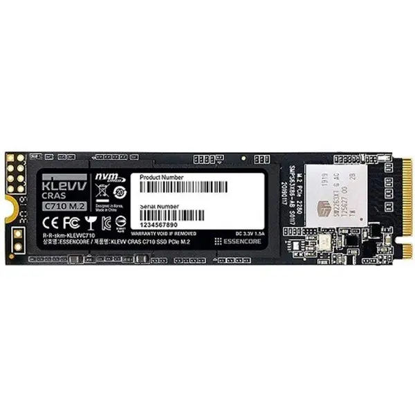 حافظه SSD اینترنال کلو مدل CRAS C710 M.2 2280 ظرفیت 256 گیگابایت Klevv CRAS C710 M.2 2280 256GB Internal SSD Drive