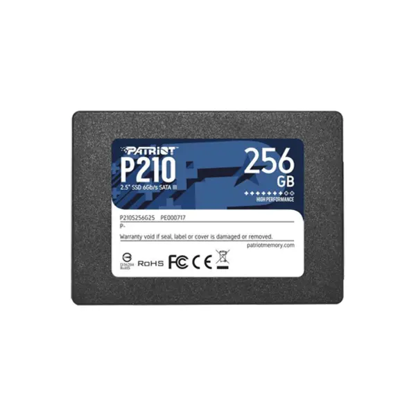 حافظه SSD اینترنال پاتریوت مدل P210 Sata III ظرفیت 256 گیگابایت Patriot P210 2.5 256GB SATA III Internal Solid State Drive