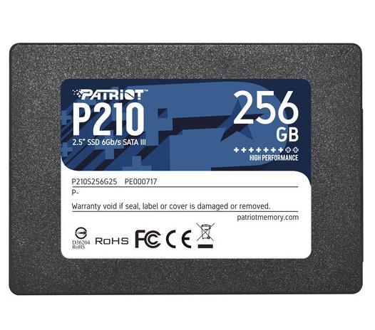 حافظه SSD اینترنال پاتریوت مدل P210 Sata III ظرفیت 256 گیگابایت Patriot P210 2.5 256GB SATA III Internal Solid State Drive