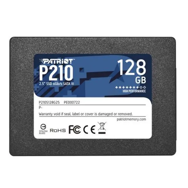 حافظه SSD اینترنال پاتریوت مدل P210 Sata III ظرفیت 128 گیگابایت Patriot P210 128GB SATA3 Internal SSD