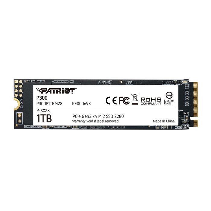 حافظه SSD اینترنال پاتریوت مدل P300 M.2 PCIe Gen 3 x4 ظرفیت 1ترابایت Patriot P300 1TB M.2 PCIe Gen 3 x4 Solid State Drive