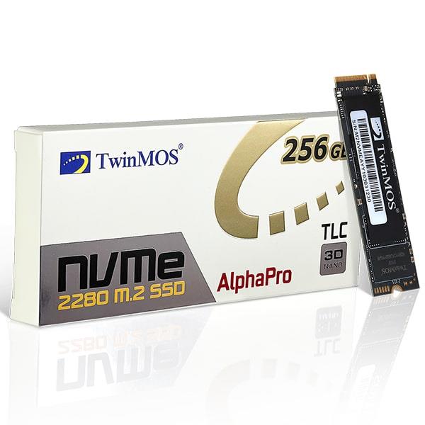 حافظه SSD اینترنال 256 گیگابایت TwinMOS مدل  AlphaPro M.2 NVME هارد اس اس دی تویین موس TwinMOS NVMe M.2 ALPHA PRO 256GB