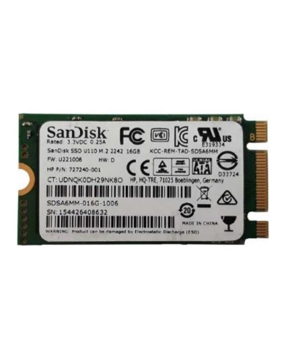 اس اس دی اینترنال سن دیسک مدل U110 ظرفیت 16 گیگابایت SanDisk U110 Internal SSD - 16GB