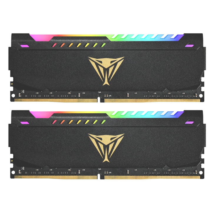 حافظه رم پاتریوت Viper Steel RGB DDR4 16GB Dual 3200MHz CL16