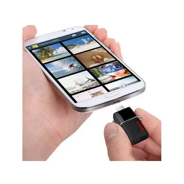 فلش مموری سن دیسک مدل اولترا دوئل درایو ام 3.0 با ظرفیت 32 گیگابایت SanDisk Ultra Dual Drive M3.0 32GB OTG Flash Memory - 4