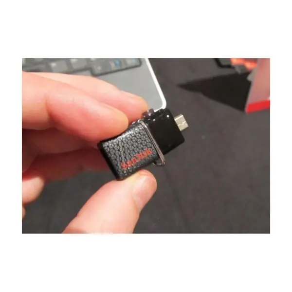 فلش مموری یو اس بی - او تی جی سن دیسک ظرفیت 64 گیگابایت SanDisk ULTRA DUAL USB 3.0 and micro-USB Flash Memory - 64GB - 4