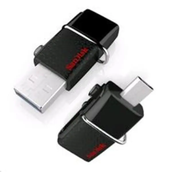فلش مموری یو اس بی - او تی جی سن دیسک ظرفیت 64 گیگابایت SanDisk ULTRA DUAL USB 3.0 and micro-USB Flash Memory - 64GB - 5