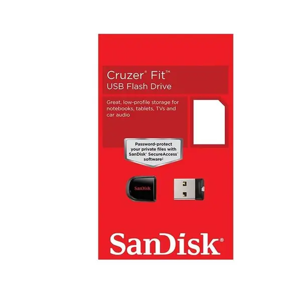 فلش مموری سن دیسک مدل Cruzer Blade CZ33 ظرفیت 8 گیگابایت SanDisk Cruzer Fit CZ33 Flash Memory - 8GB - 3