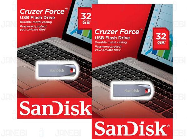 فلش مموری سن دیسک مدل Cruzer Force CZ71 ظرفیت 32 گیگابایت SanDisk Cruzer Force CZ71 Flash Memory - 32GB