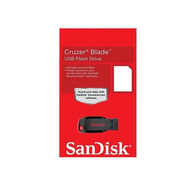 فلش مموری سندیسک SanDisk 128GB Cruzer Blade SDCZ50-128G-B35 USB Flash Drive SANDISK USM Cruzer Blade SDCZ50 128GB - 3