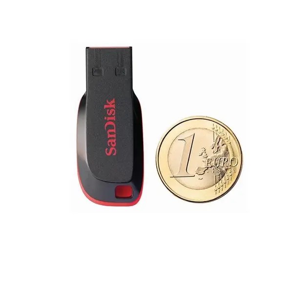 فلش مموری سن دیسک مدل کروزر بلید SDCZ50-008G-B35 SanDisk Cruzer Blade CZ50 USB 2.0 Flash Memory - 8GB - 3