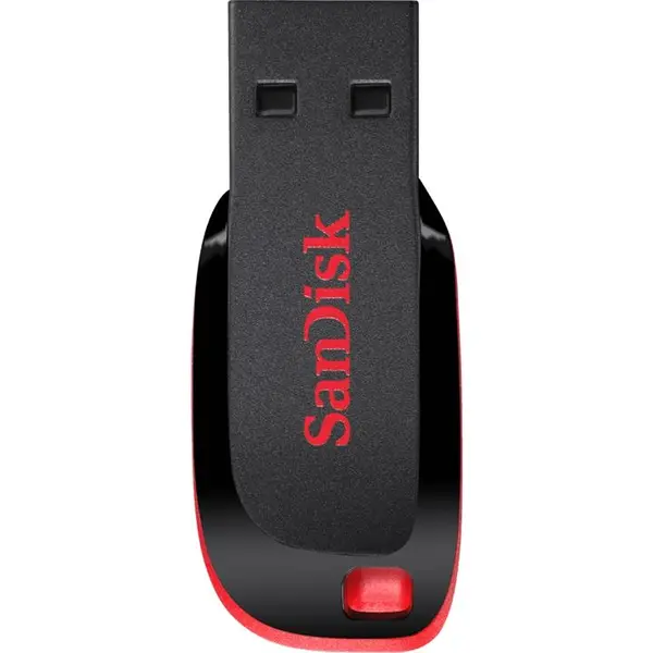 فلش مموری سن دیسک مدل کروزر بلید SDCZ50-008G-B35 SanDisk Cruzer Blade CZ50 USB 2.0 Flash Memory - 8GB - 5