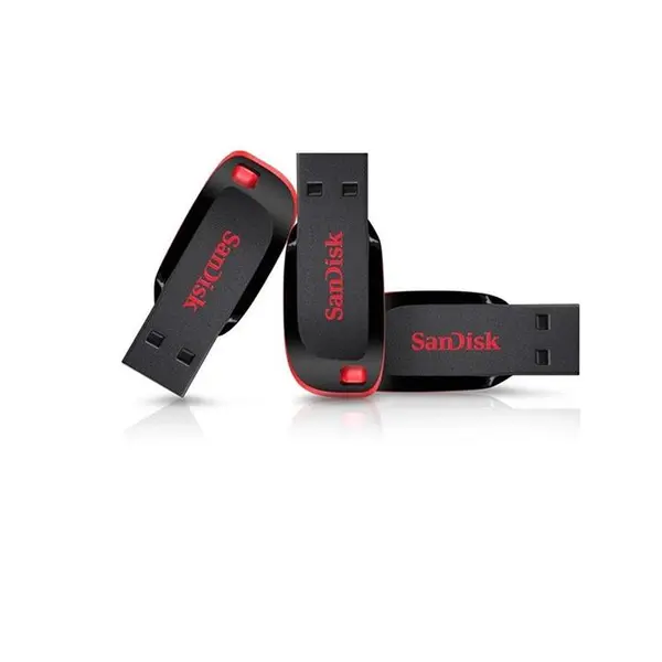 فلش مموری سن دیسک مدل کروزر بلید SDCZ50-008G-B35 SanDisk Cruzer Blade CZ50 USB 2.0 Flash Memory - 8GB - 4