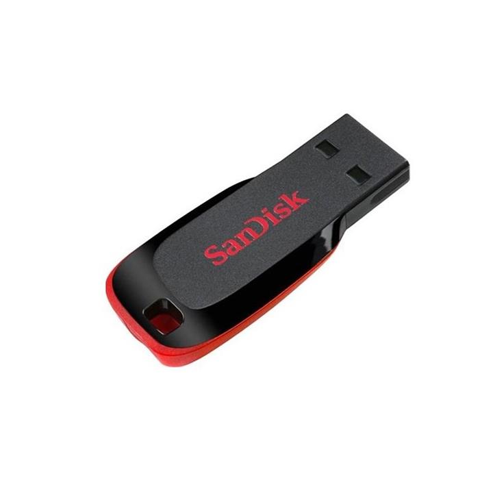 فلش مموری سن دیسک مدل کروزر بلید SDCZ50-008G-B35 SanDisk Cruzer Blade CZ50 USB 2.0 Flash Memory - 8GB