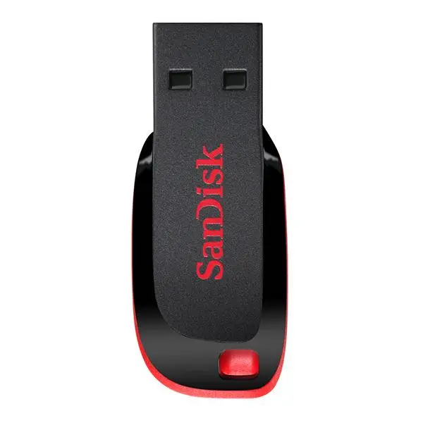 فلش مموری سن دیسک مدل کروزر بلید SDCZ50-064G-B35 SanDisk Cruzer Blade CZ50 USB 2.0 Flash Memory - 64GB