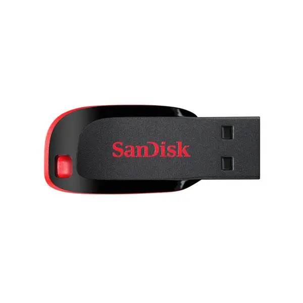 فلش مموری سن دیسک مدل کروزر بلید SDCZ50-064G-B35 SanDisk Cruzer Blade CZ50 USB 2.0 Flash Memory - 64GB