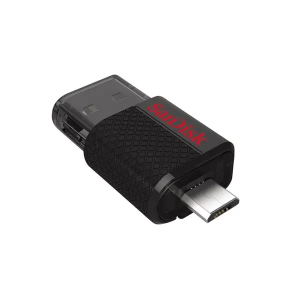 فلش مموری USB-OTG سن دیسک مدل آلترا دوآل ظرفیت 16 گیگابایت SanDisk Ultra Dual USB OTG Flash Drive - 16GB - 3
