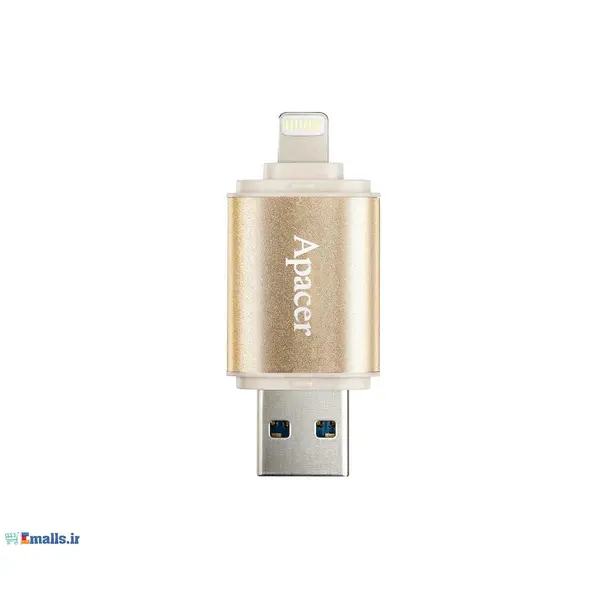 فلش مموری او تی جی اپیسر مناسب برای آیفون و آیپد با ظرفیت 16 گیگابایت Apacer AH190 Flash Memory 16GB - 3
