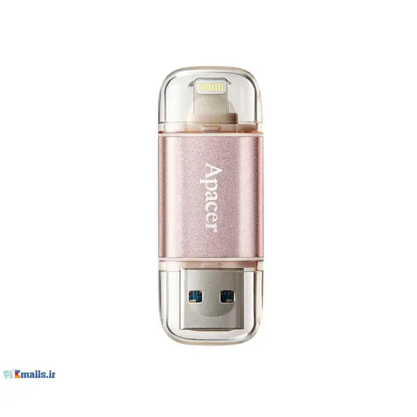 فلش مموری او تی جی اپیسر مناسب برای آیفون و آیپد با ظرفیت 16 گیگابایت Apacer AH190 Flash Memory 16GB - 4