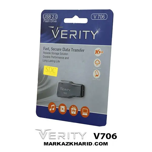 فلش مموری 16 گیگابایت وریتی Verity V706 VERITY V706 16GB Flash Memory - 4