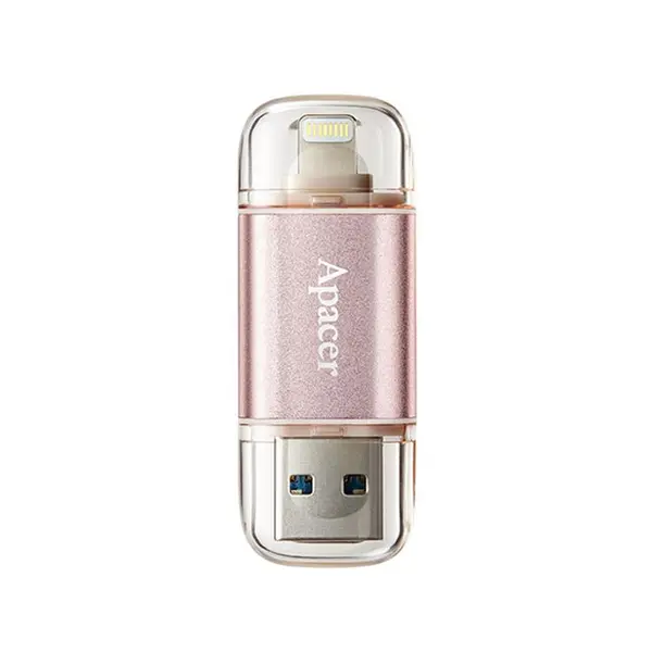 فلش مموری اپیسر مدل ای اچ 190 با ظرفیت 32 گیگابایت Apacer AH190 Lightning & USB 3.1 OTG Flash Memory 32GB - 5
