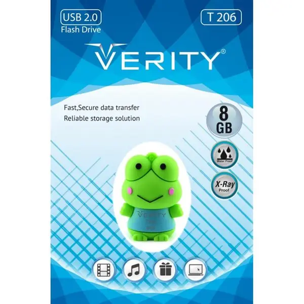 فلش مموری وریتی تی 206 با ظرفیت 8 گیگابایت VERITY T206 8GB USB 2.0 Flash Memory - 3