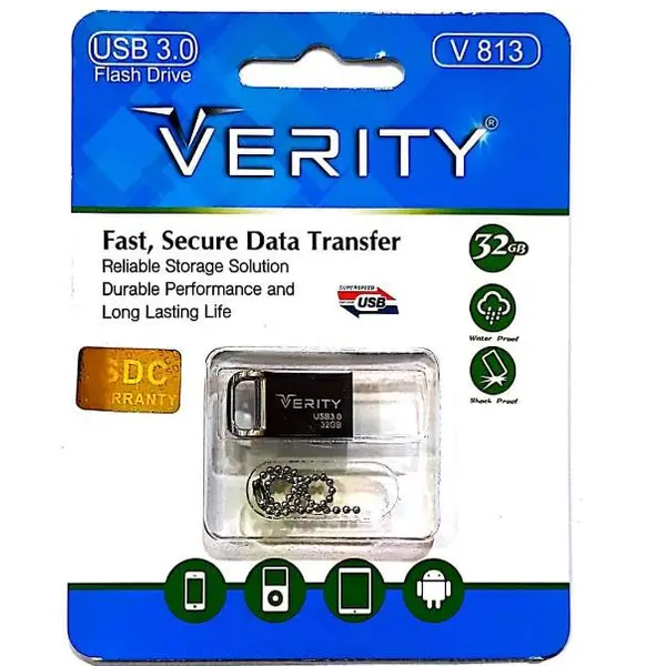 فلش مموری 32 گیگابایت وریتی Verity V813 USB 3.0 Verity V813 USB 3.0 Flash Memory 32GB