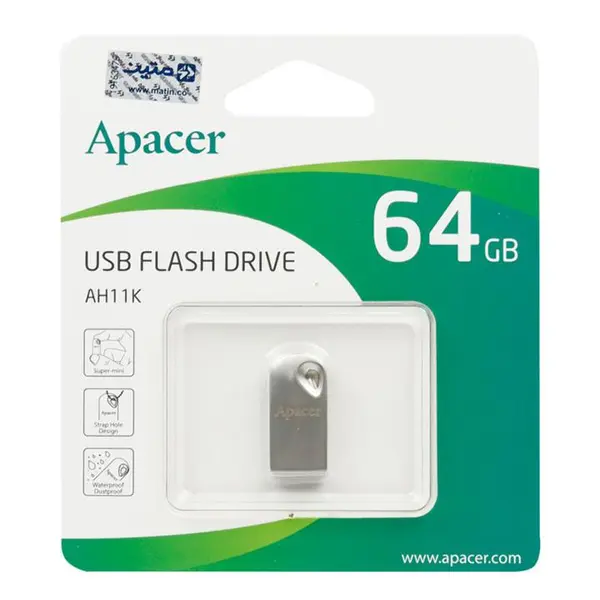 فلش مموری 64 گیگابایت Apacer مدل AH11K Apacer AH11K USB 2.0 Flash Memory 64GB