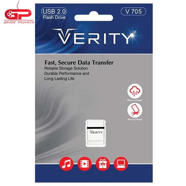 فلش مموری وریتی وی 705 با ظرفیت 16 گیگابایت VERITY V705 16GB USB 2.0 Flash Memory - 3