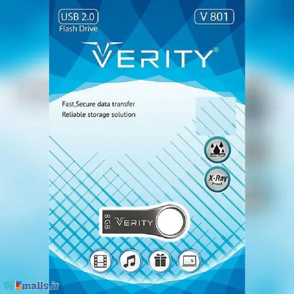 فلش مموری وریتی وی 801 با ظرفیت 32 گیگابایت VERITY V801 32GB USB 2.0 Flash Memory - 5