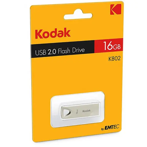 فلش مموری کداک مدل کی 802 با ظرفیت 16 گیگابایت Kodak K802 16GB USB 2.0 Flash Memory