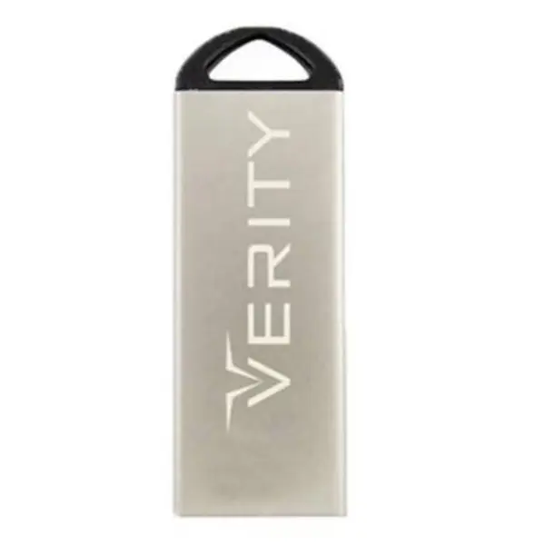 فلش مموری وریتی وی 802 با ظرفیت 16 گیگابایت VERITY V802 Gold 16GB USB 2.0 Flash Memory - 3