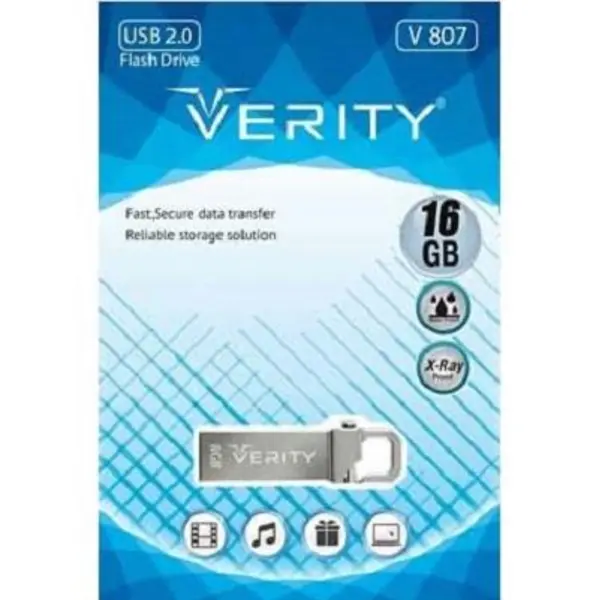 فلش مموری وریتی مدل وی 807 با ظرفیت 16 گیگابایت VERITY V807 16GB USB 2.0 Flash Memory - 4