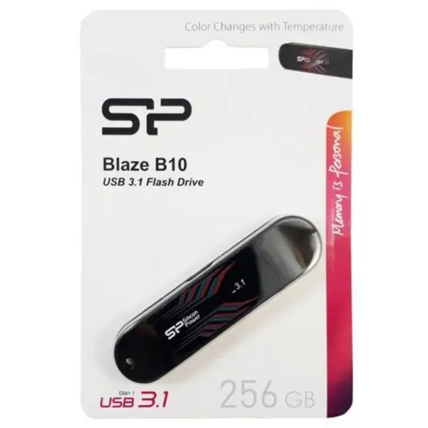 فلش مموری سیلیکون پاور مدل Blaze B10 USB 3.1 ظرفیت 256 گیگابایت Silicon Power Blaze B10 USB 3.1 Flash Memory 256GB - 2