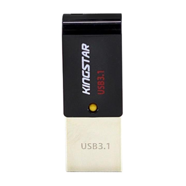 فلش مموری  Kingstar S30 OTG dual3-32GB Kingstar S30 OTG Flash Drive -32GB