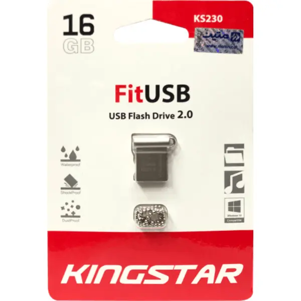 فلش مموری کینگ استار مدل KS230 Fit ظرفیت ۱۶ گیگابایت