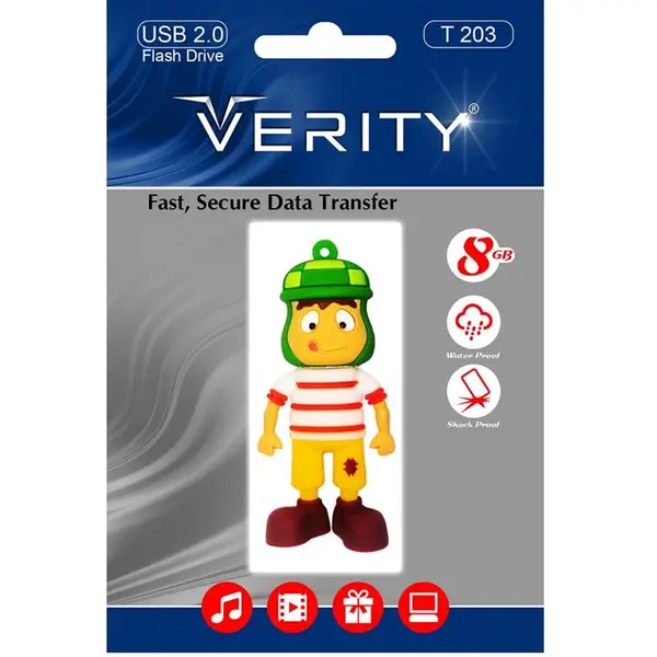 فلش مموری وریتی مدلT203 ظرفیت 16 گیگابایت Verity T203 Flash Memory 8GB - 4