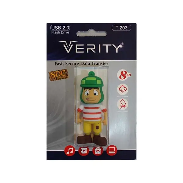 فلش مموری وریتی مدلT203 ظرفیت 16 گیگابایت Verity T203 Flash Memory 8GB - 3