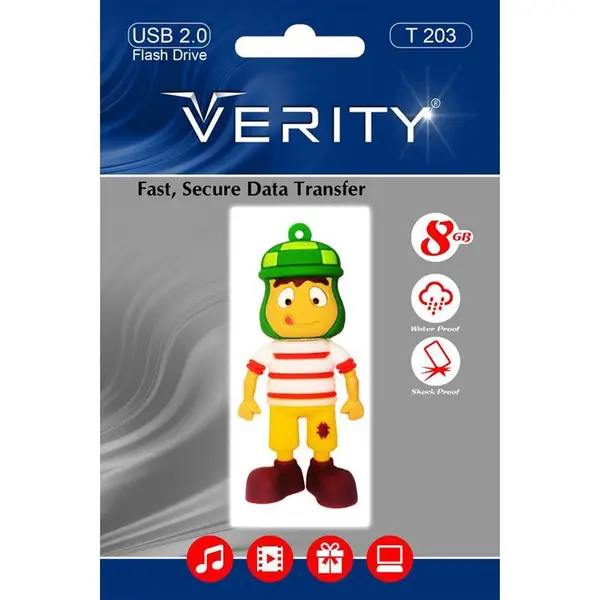 فلش مموری وریتی مدلT203 ظرفیت 16 گیگابایت Verity T203 Flash Memory 8GB - 2