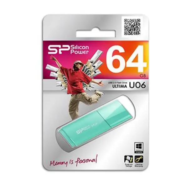 فلش مموری سیلیکون پاور آلتیما U06 ظرفیت 32 گیگابایت Silicon Power Ultima U06 USB 2.0 Flash Memory - 32GB - 4
