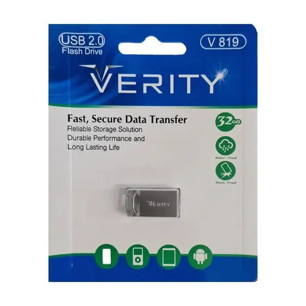 فلش مموری وریتی مدل V-819 ظرفیت 16 گیگابایت -