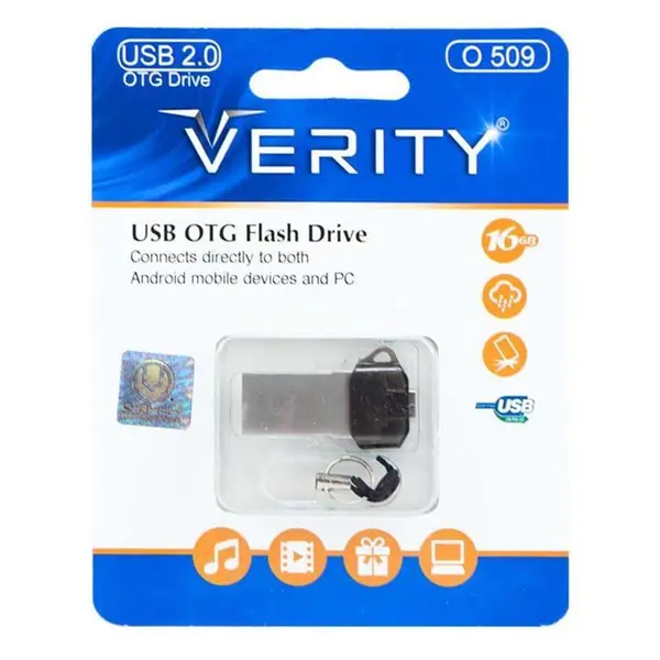 فلش ۱۶ گیگ وریتی Verity O509 OTG Verity O509 Flash Memory 16GB - 5