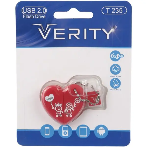 فلش عروسکی VERITY مدل T235 ظرفیت 64 گیگابایت Verity T235 Flash Memory 64GB - 3
