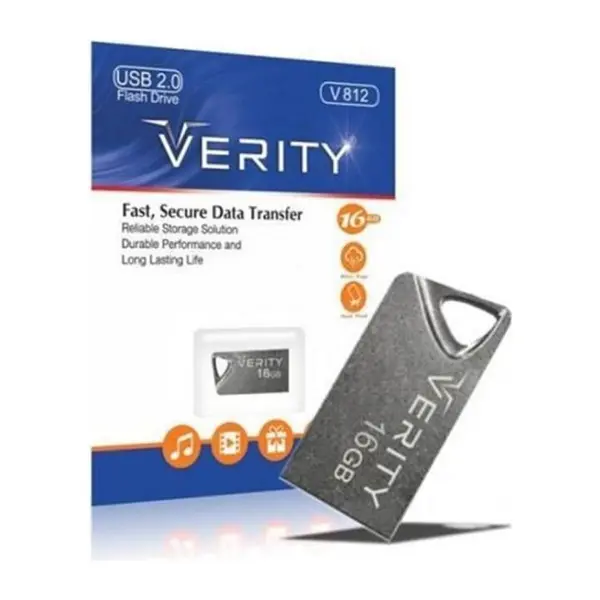 فلش مموری وریتی مدل V812 ظرفیت 16 گیگابایت فلش وریتی VERITY V812 16GB - 2
