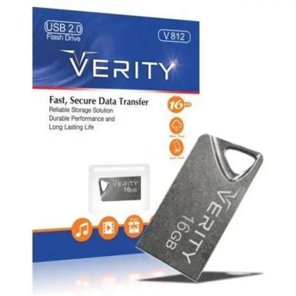 فلش مموری وریتی مدل V812 ظرفیت 16 گیگابایت فلش وریتی VERITY V812 16GB - 4