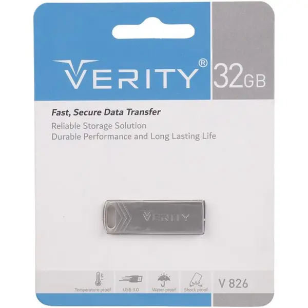 فلش وریتی VERITY مدل V- 826 USB 3.0 ظرفیت 32 گیگابایت Verity V826 Flash Memory 32GB - 4