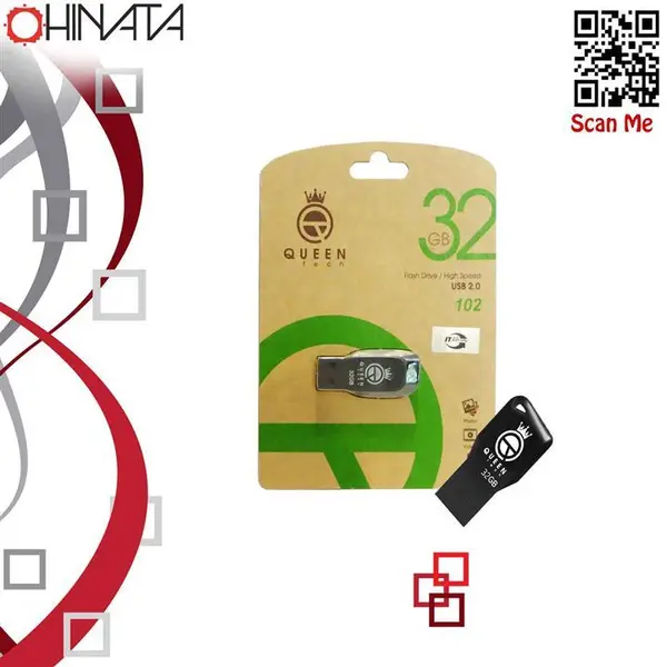فلش مموری کوئین تک کد 102 ظرفیت 32 گیگابایت Queen tech 102 Flash Memory 32GB - 3